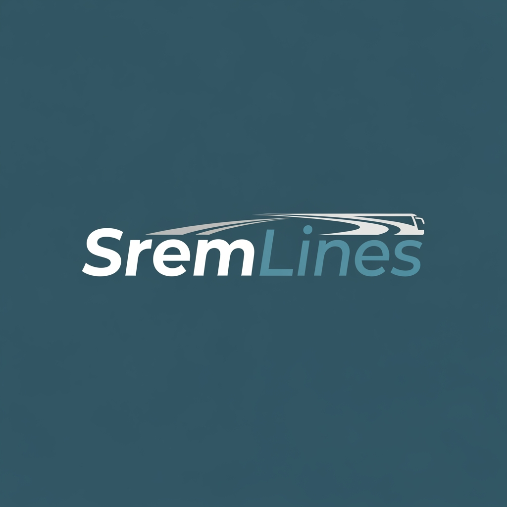 AI Design for Zelim da se napravi logo za firmu sremlines koja se bavi medjugradskim prevozom putnika...Trazim veoma minimalistican logo i moderan ne ovo ne
