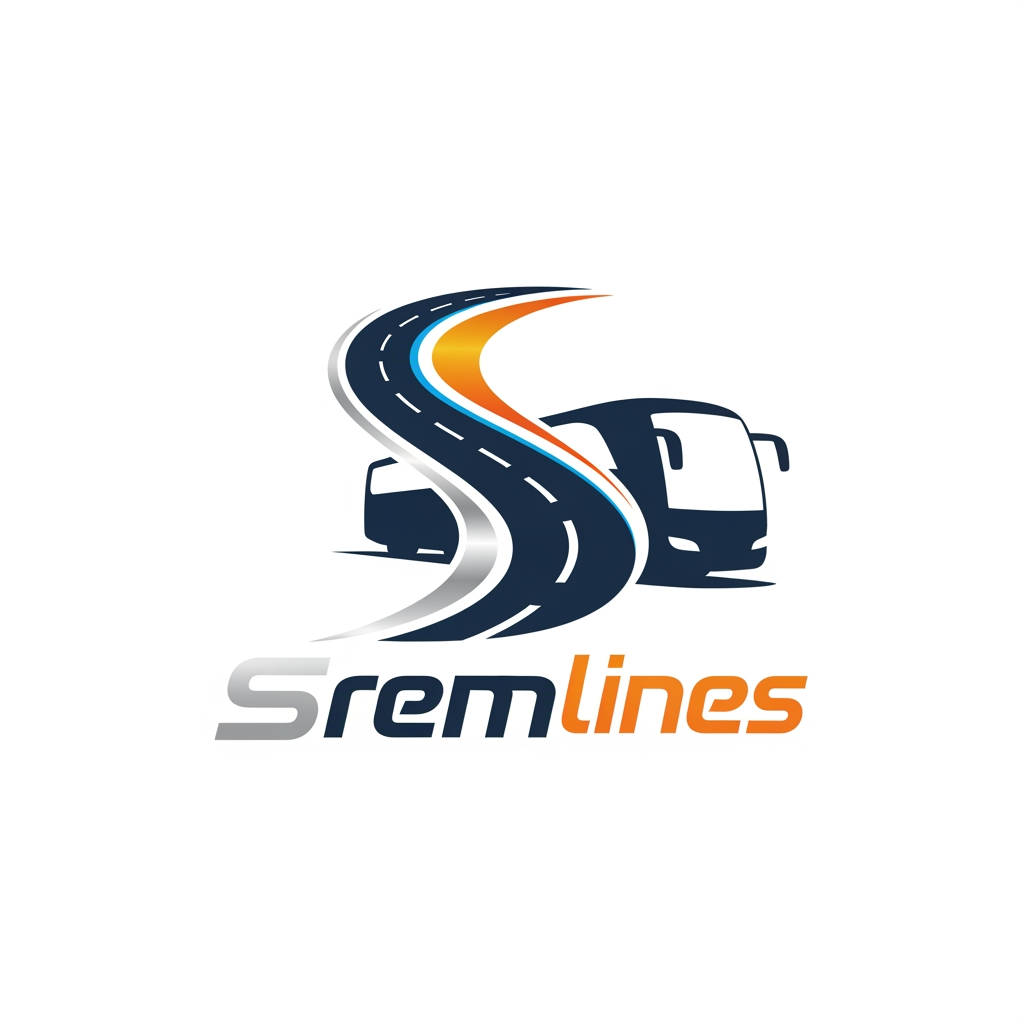 AI Design for Zelim da se napravi logo za firmu sremlines koja se bavi medjugradskim prevozom putnika