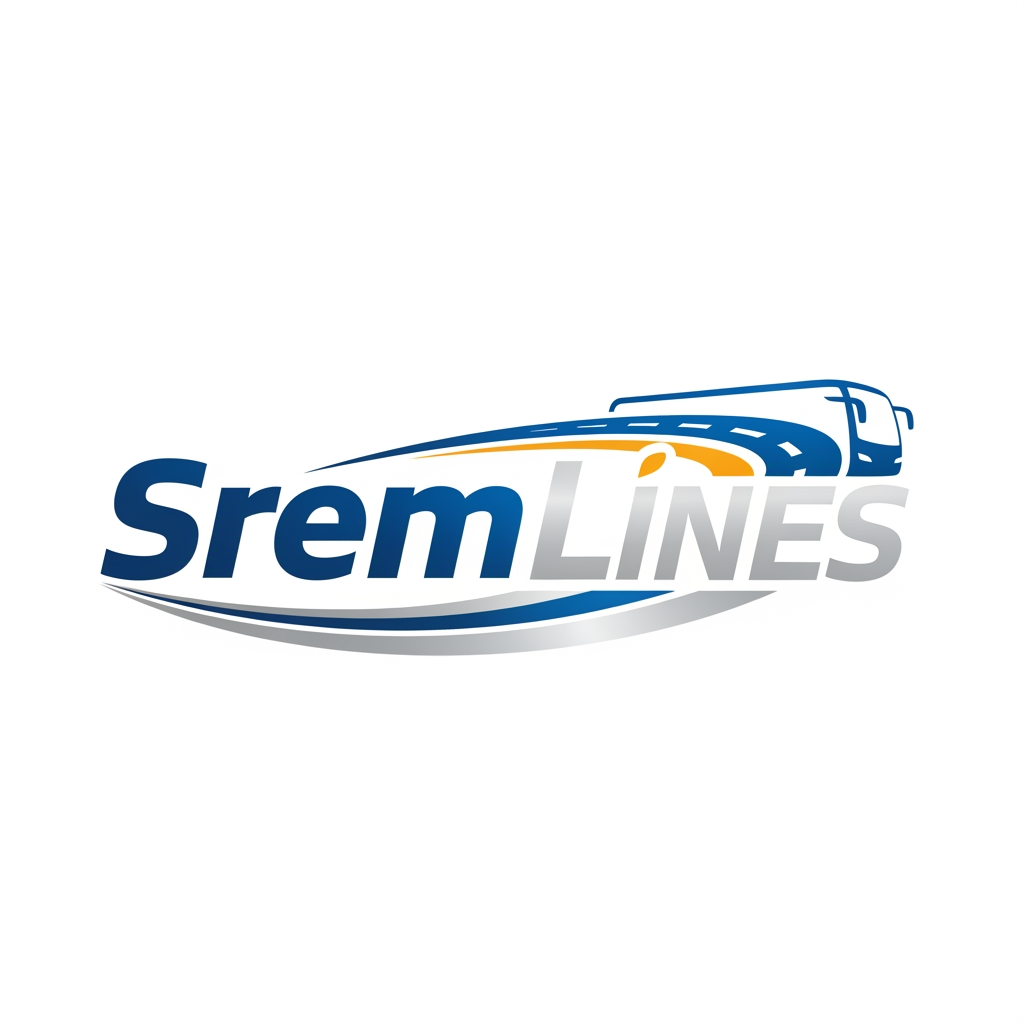 AI Design for Zelim da se napravi logo za firmu sremlines koja se bavi medjugradskim prevozom putnika