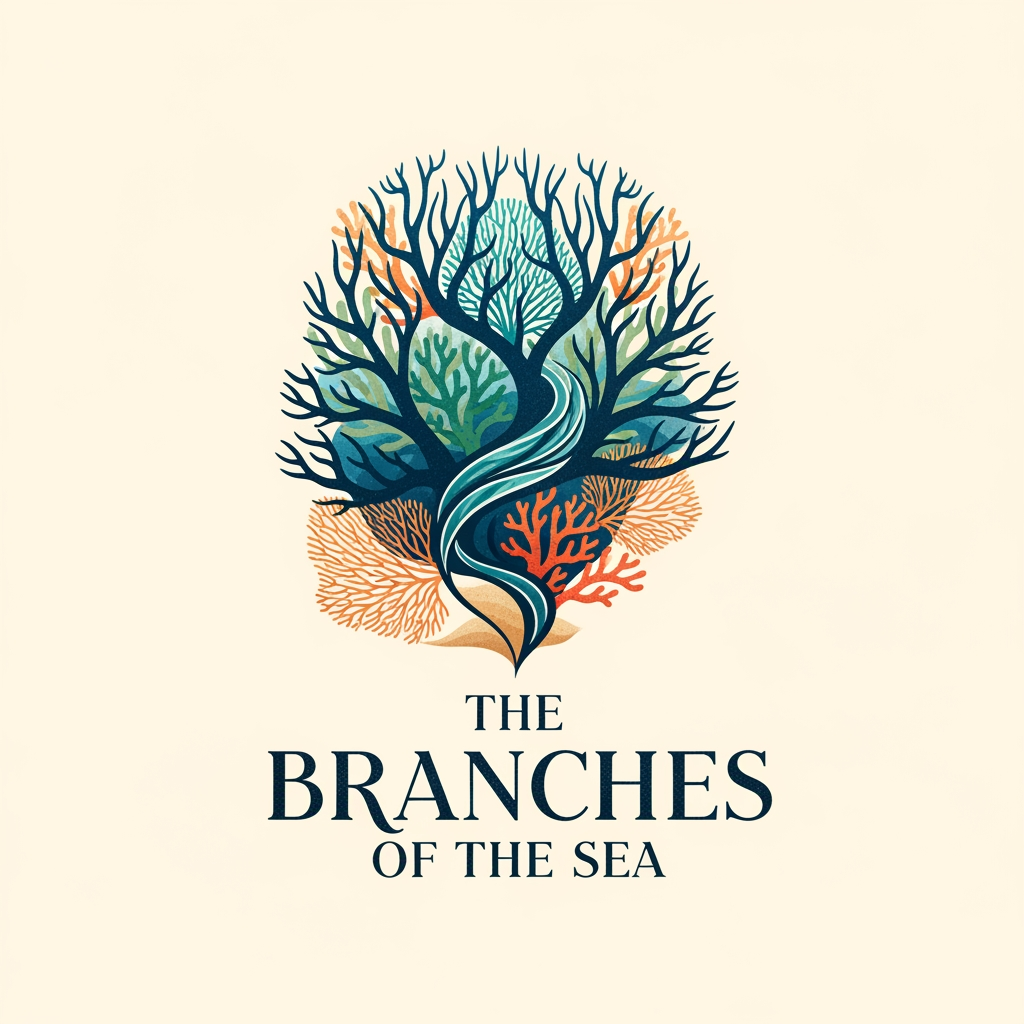 AI Design for give me a cool loking logo for the brand "the branches of the sea"