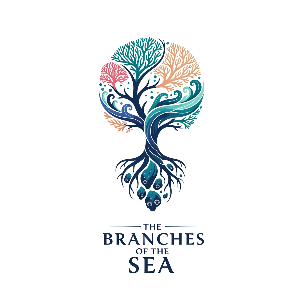 AI Design for give me a cool loking logo for the brand "the branches of the sea"
