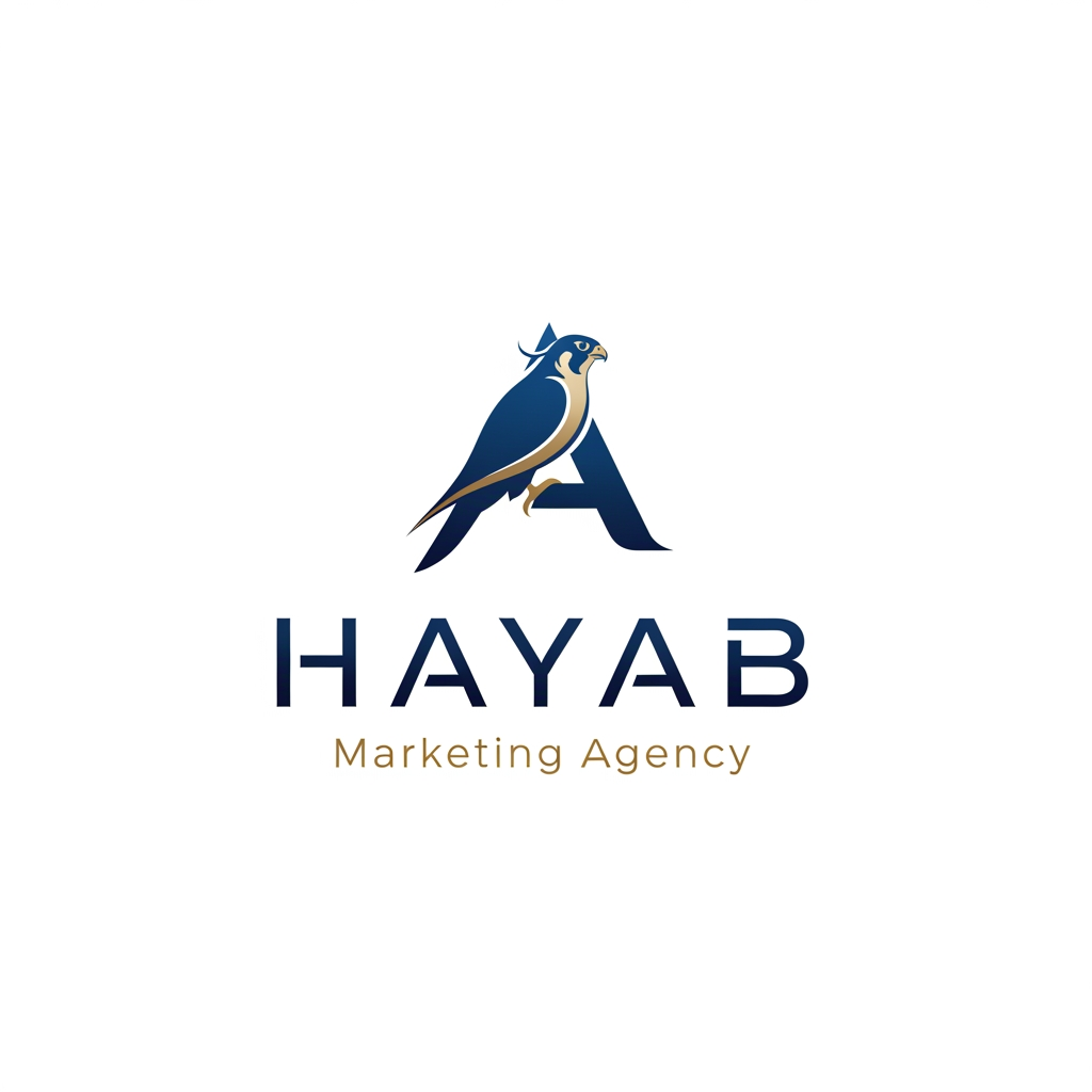 AI Design for Create logo for Marketing agency name is HAYAB.
Should be Professional