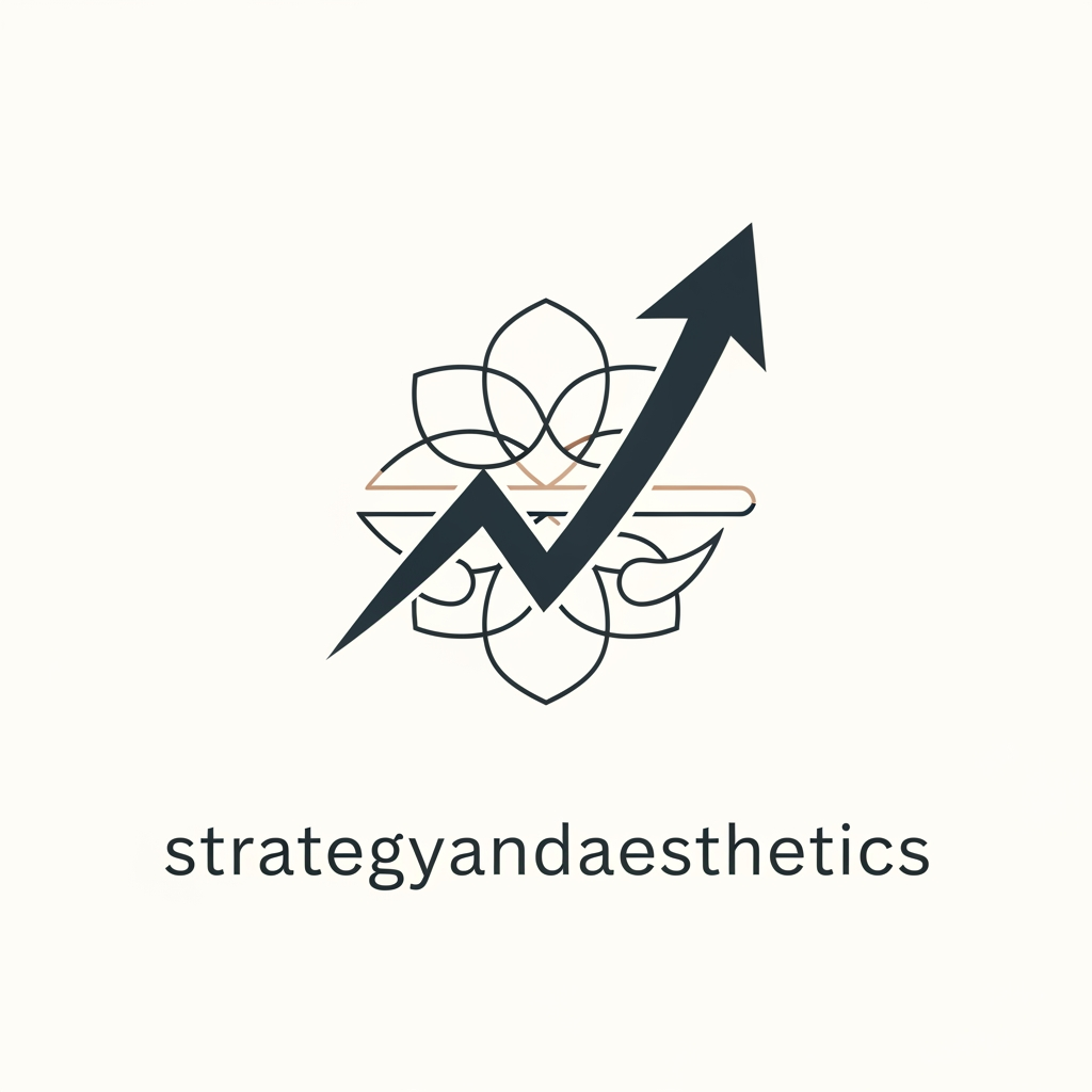 AI Design for create a logo for my insta page strategyandaesthetics minimal and classy just icons not whole name and for refernce it is for my portfolio page where i will mock what i would do if i was a brand manager at an x brand