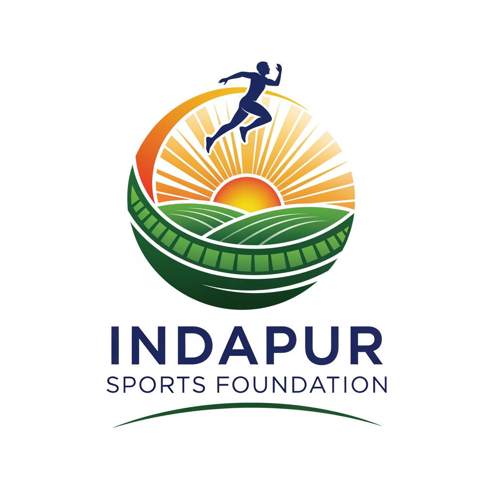 AI Design for i want  a logo for a sports foundation indapur