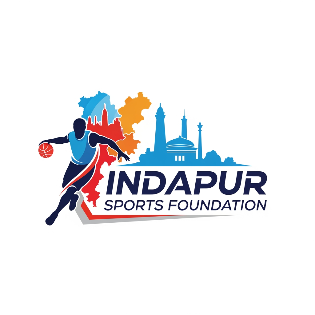 AI Design for i want  a logo for a sports foundation indapur