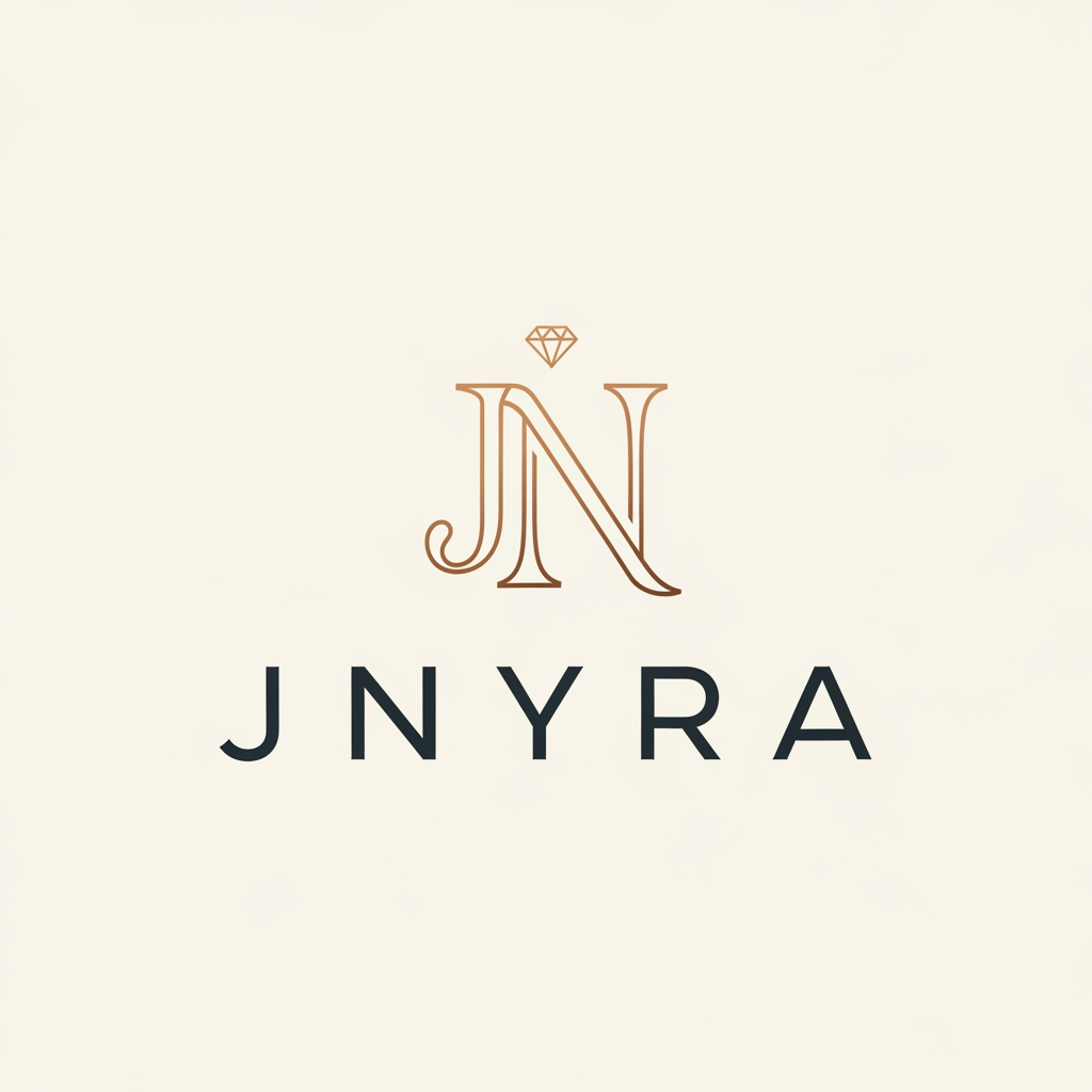 AI Design for want to make logo for my jwellery brand jnyra