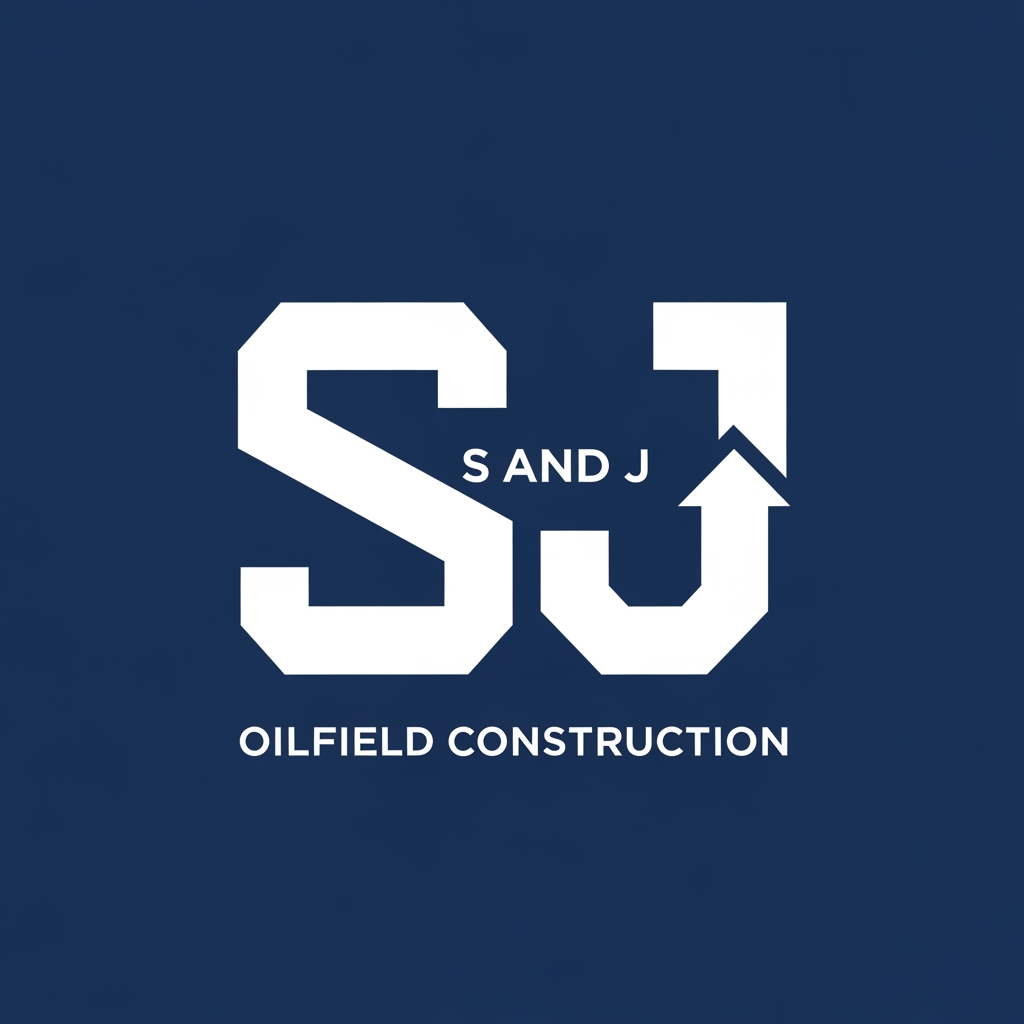 AI Design for "A minimalist and clean monogram logo for 'S AND J OILFIELD CONSTRUCTION'. Combine the letters S and J into a unified symbol. Use geometric, industrial-style fonts with thick, strong lines. Incorporate a very subtle, small upward-pointing arrow integrated within the 'J' to suggest growth and energy. Render in a deep, professional blue and white. Use negative space effectively. Flat design, solid background."

Minimalist & Clean: Kuch bhi extra nahi, just simple lines.

Monogram (SJ): 'S' aur 'J' ko creatively join karein.

Deep Blue/White: Bharosaymand (trustworthy) aur modern.