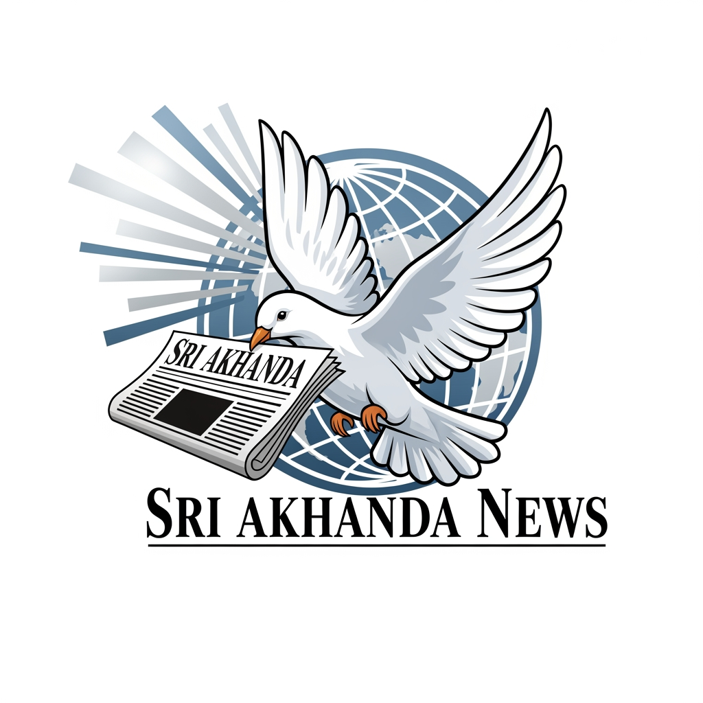 AI Design for sri akhanda news logo use the pegion and news paper on it shoud be unique