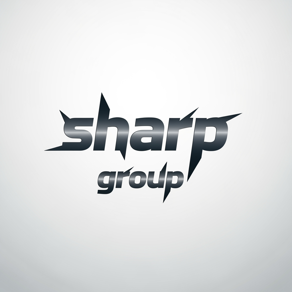 AI Design for 'sharp group' letter type logo