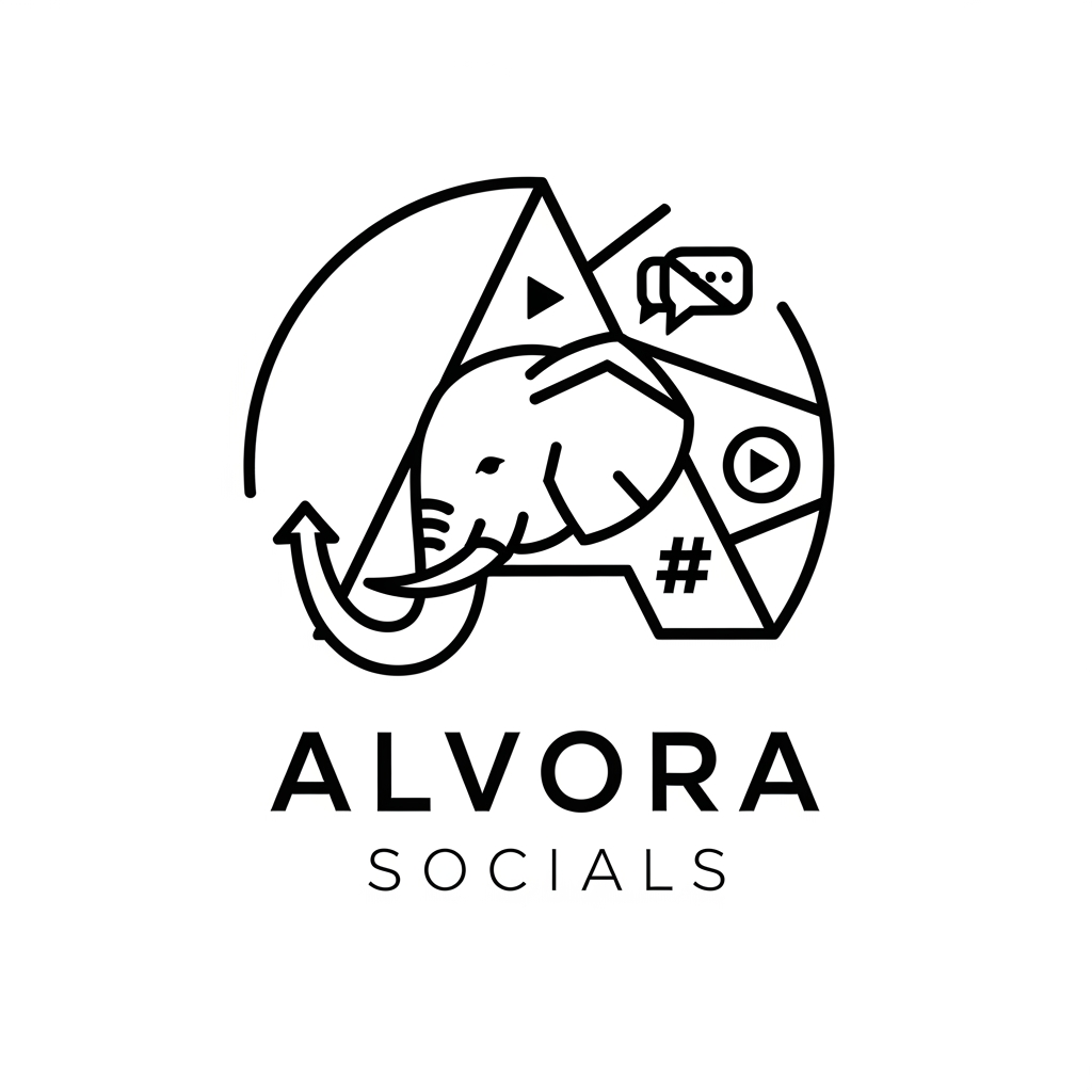 AI Design for Prompt:
Design a premium, minimalist, and highly memorable logo for a modern social media management and digital marketing agency named "Alvora Socials". The logo should feature a cleverly hidden elephant integrated into the design using negative space or geometric abstraction rather than a literal elephant illustration. The hidden elephant should symbolize intelligence, strength, memory, trust, strategy, long-term growth, leadership, and powerful brand presence.
The logo should creatively represent the agency's services, including:
Social Media Management
Digital Marketing
Content Creation
Branding
Creative Strategy
Performance Marketing
Growth & Analytics
Incorporate subtle visual elements that blend naturally with the hidden elephant, such as:
Chat/message bubble
Upward growth arrow
Digital pixels
Play button
Connection nodes
Hashtag
Abstract "A" for Alvora
Circular brand ecosystem
Signal waves
Typography:
Agency Name: ALVORA SOCIALS
Tagline: Social Media Management & Marketing Agency
Use a custom modern sans-serif font.
Elegant spacing with premium typography.
Strong yet approachable branding.
Style:
Minimal
Flat vector
Scandinavian-inspired simplicity
Geometric precision
Luxury startup branding
Clever negative space
Timeless identity
No gradients
No clipart
No mascot style
Clean monoline or bold geometric construction
Color Palette:
Matte Black (#111111)
Off White (#F8F8F6)
Warm Ivory (#F5F3EF)
Soft Charcoal (#333333)
Optional accent: Muted Gold (#C7A86B) or Sage Green (#6F8A73)
Minimal colors only (2–3 colors maximum)
Logo Requirements:
Instantly recognizable
Works in monochrome
Scalable from favicon to billboard
Suitable for Instagram profile picture, website, business cards, merchandise, and app icon
Strong visual balance and perfect symmetry
Premium startup aesthetic
High-end branding similar to global creative agencies
Hidden elephant should be discovered after a second look, creating a memorable "aha" moment
Deliverables:
Primary logo
Icon-only version
Horizontal logo
Vertical logo
Black version
White version
Transparent background
SVG-style vector appearance
Brand presentation mockup on dark and light backgrounds
Overall feeling: sophisticated, intelligent, innovative, creative, trustworthy, modern, strategic, premium, and globally recognizable.
Creative Concept
A strong concept would be to make the letter "A" in Alvora the primary logo mark, with the negative space subtly forming an elephant's head and trunk. The trunk can curve into a growth arrow or chat bubble, symbolizing marketing growth and social communication. This creates a distinctive identity that's minimal, meaningful, and memorable without relying on an obvious animal illustration.