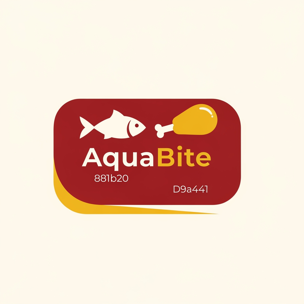 AI Design for i want to create a logo for a company that does fish packaging and also is expanding on packaged fried meat products. the colour palette is 881b20
F8f4ec
D9a441. The design should be universal, minimalist, premium and also understandable