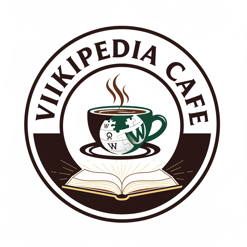 AI Design for "ViiKiipedia CaFe" is the word i want to create a logo for