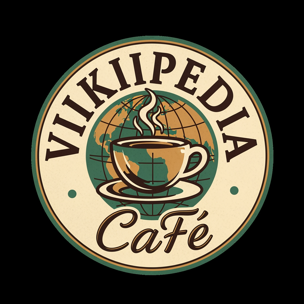 AI Design for "ViiKiipedia CaFe" is the word i want to create a logo for