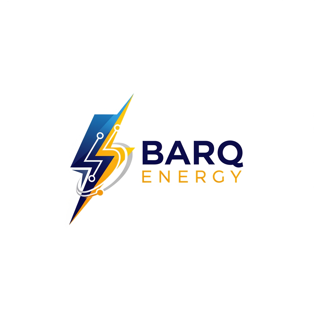 AI Design for i want a unique logo for my new company,company name is 'BARQ ENERGY' pleace creat a unique logo