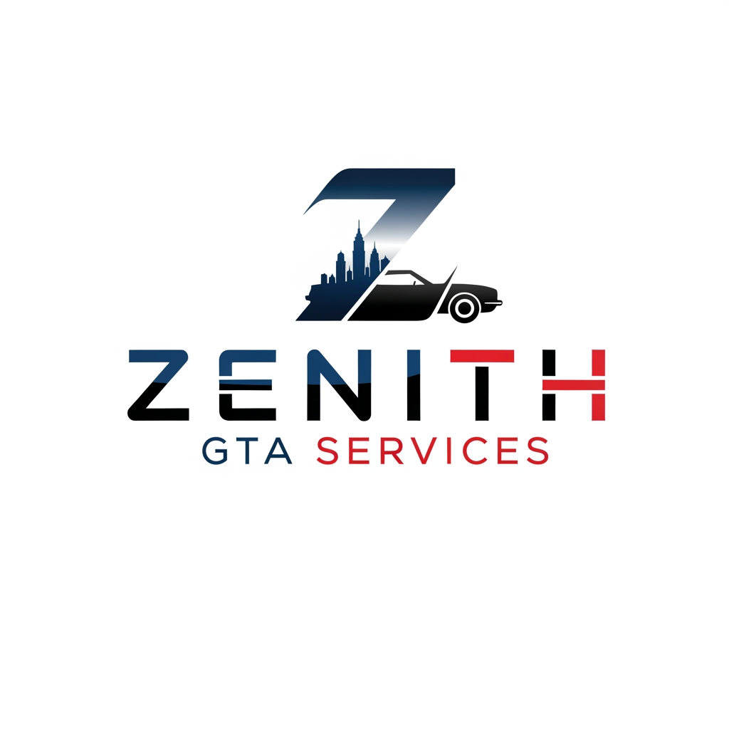 AI Design for Clean logo for gta services named Zenith