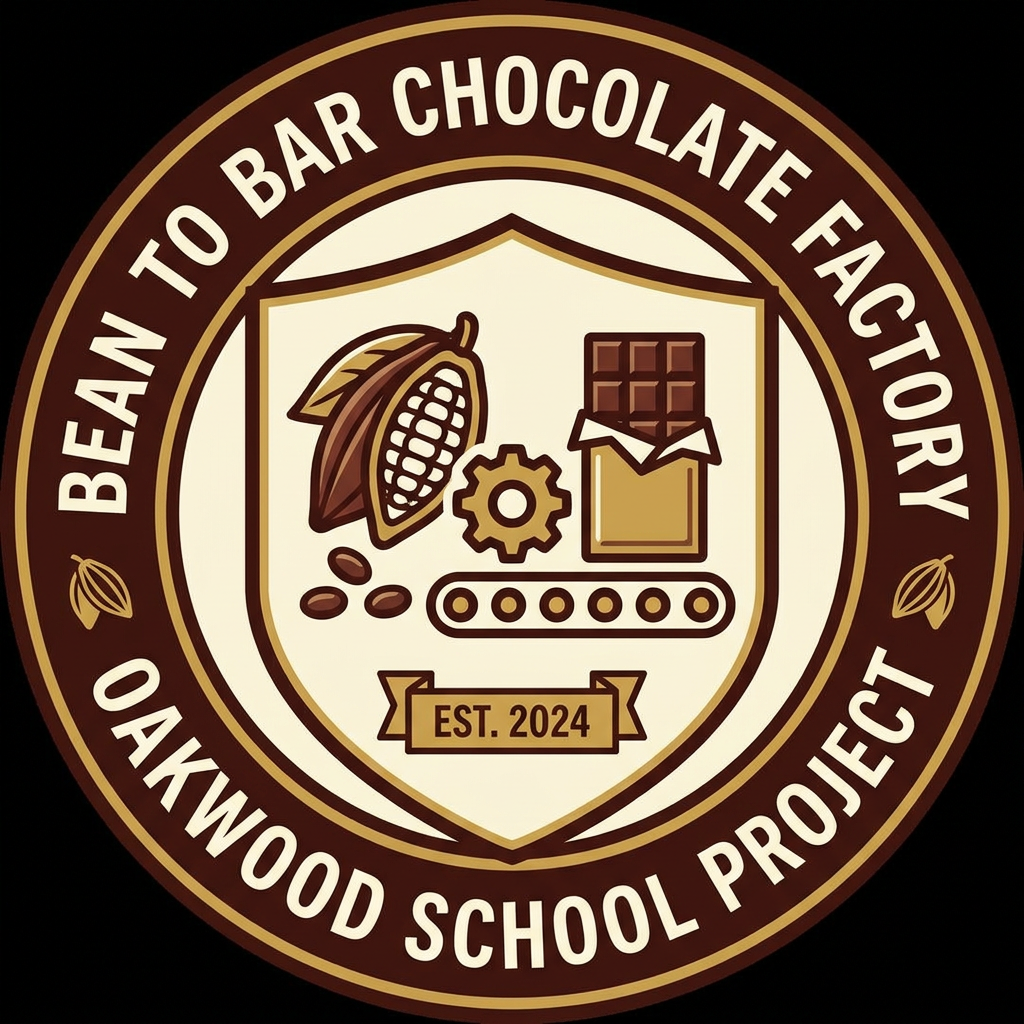 AI Design for bean tobarre choclate factory logo for our school project need it to be professional