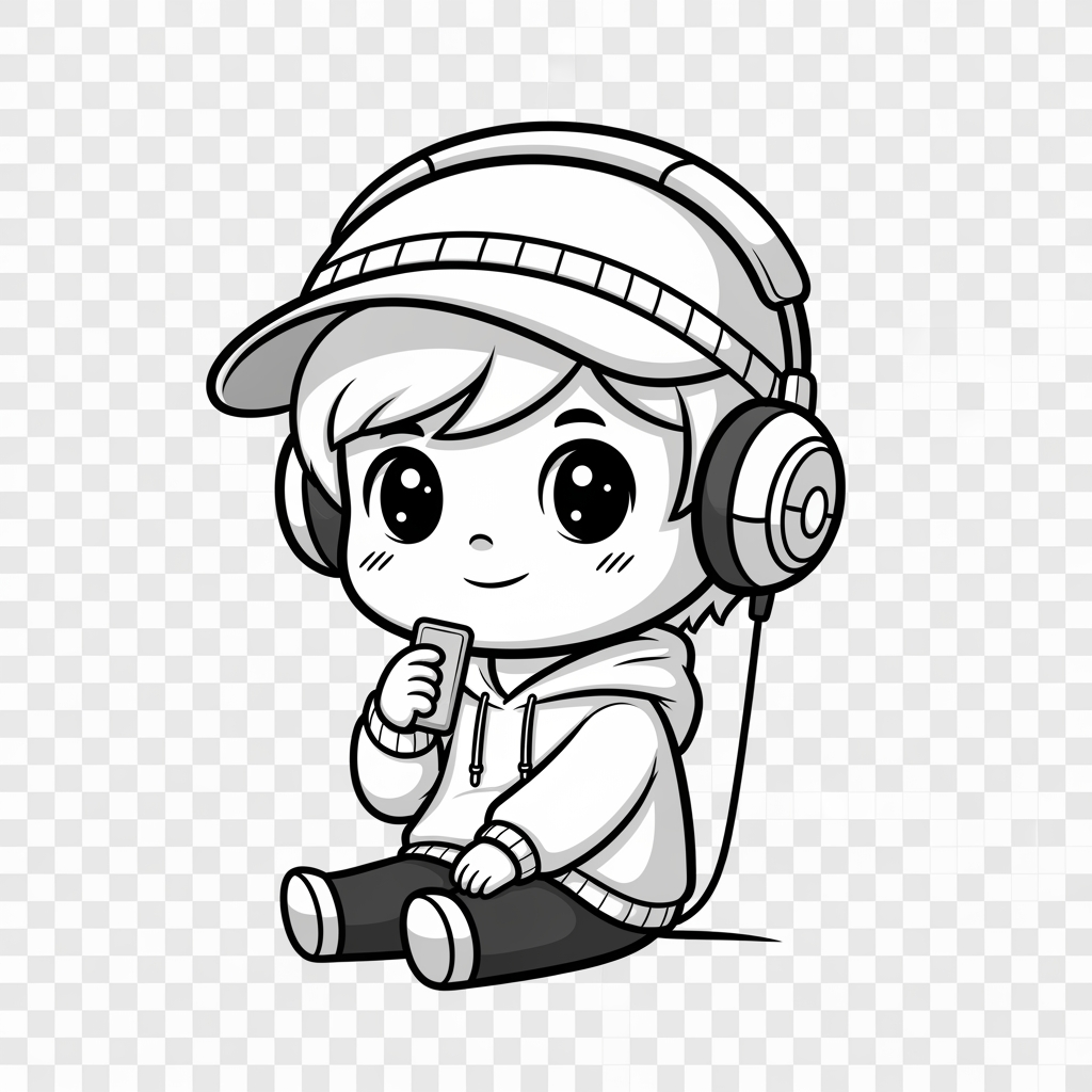 AI Design for Create a cute original PNGtuber character for a YouTube avatar.

The character is a small, adorable mascot-like person with a soft, rounded design and slightly shorter proportions. They should look cute and friendly, with a compact cartoon shape, not overweight.

Show the character from the waist up with a small part of the legs visible. The character should feel like they are sitting in the corner of a video while talking.

Give the character big expressive eyes that are slightly larger than normal, but still balanced and natural. Add a cute friendly expression, simple facial features, and a lot of personality.

Use a clean vector cartoon style with smooth outlines, simple shading, and a polished streamer avatar look. Make it original and memorable.

Transparent background. No objects, no scenery, only the character.