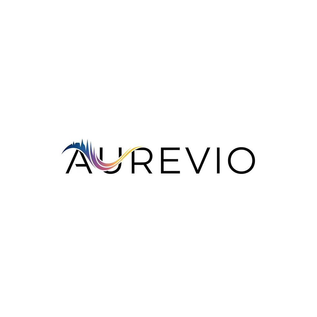AI Design for my brand name is aurevio make a professional logo logo