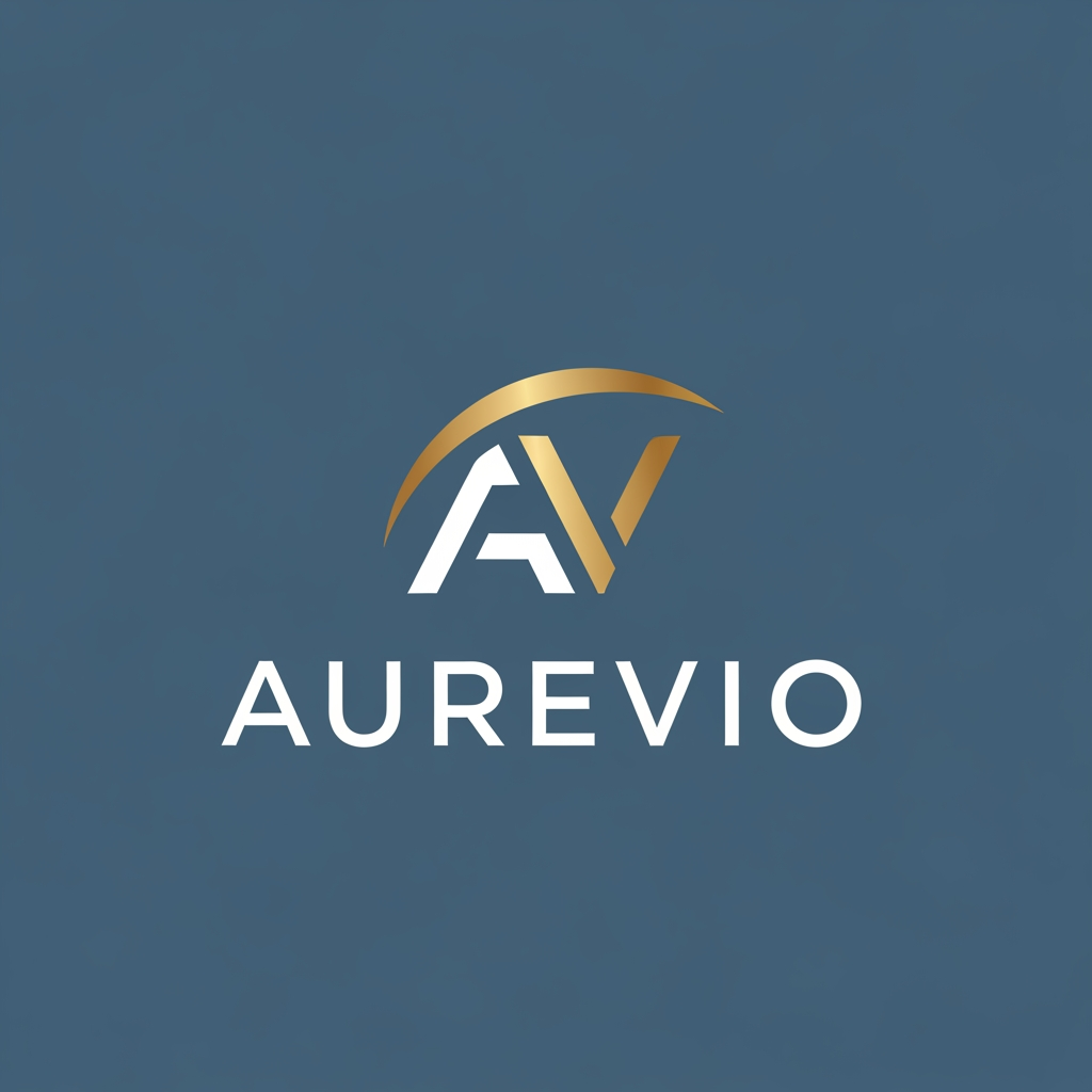 AI Design for my brand name is aurevio make a professional logo logo