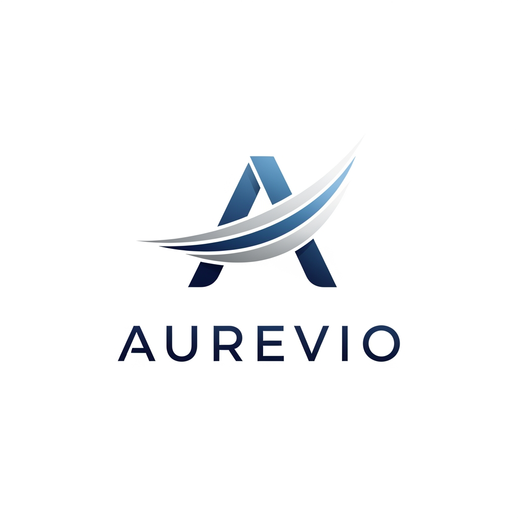 AI Design for my brand name is aurevio make a professional logo