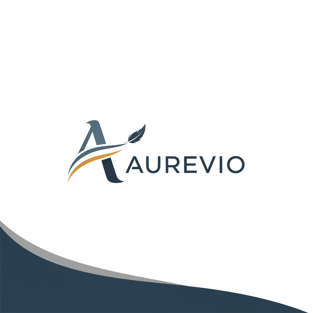 AI Design for my brand name is aurevio make a professional logo