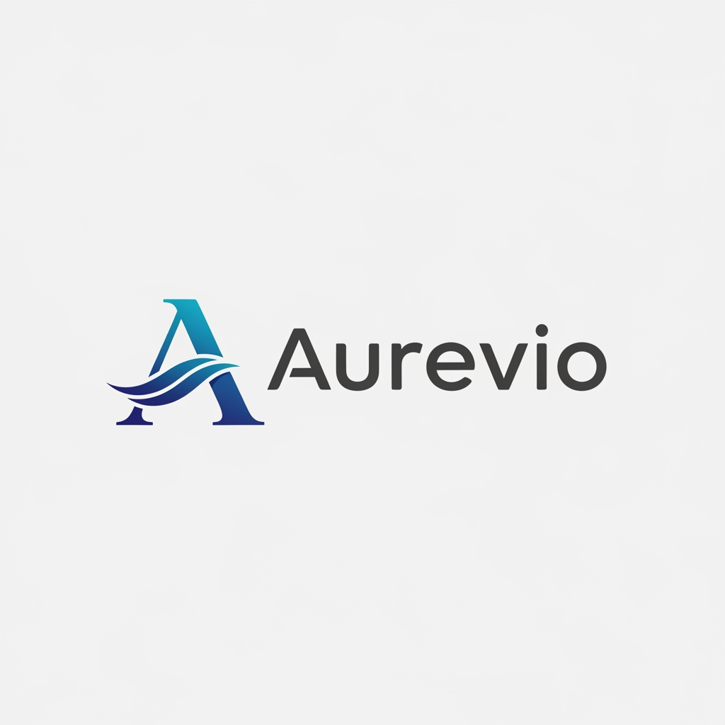 AI Design for my brand name is aurevio make a professional logo