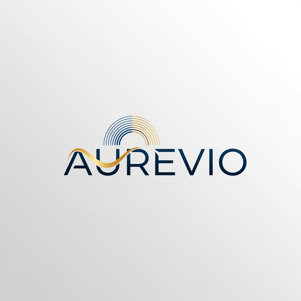 AI Design for my brand name is aurevio make a professional logo logo