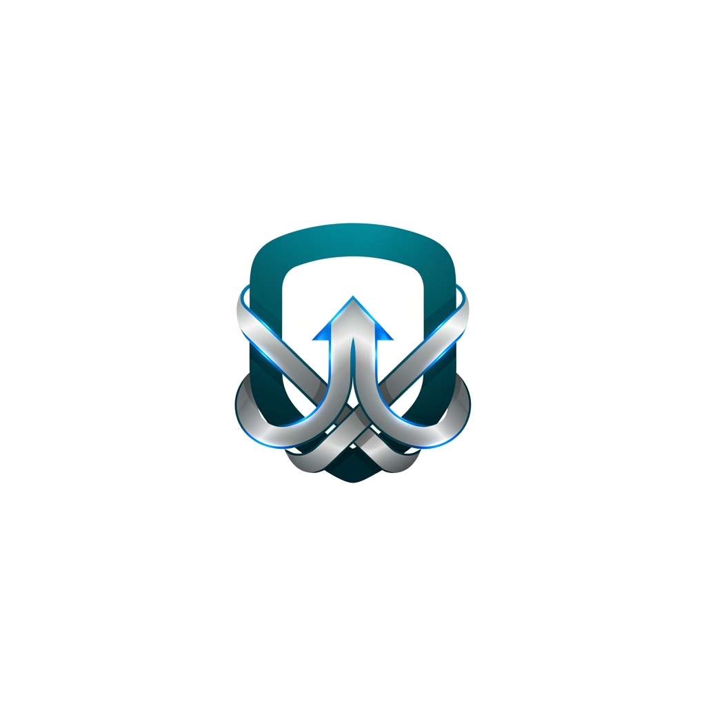AI Design for Design a modern, premium fintech banking logo symbol for a digital bank brand.

Do not include any text, letters, words, initials, or the bank name "RZE" anywhere in the logo. Create only a unique symbolic icon.

Composition:
- Create a standalone logo icon only
- Centered on a clean background
- No text
- No typography
- No brand name
- No letters