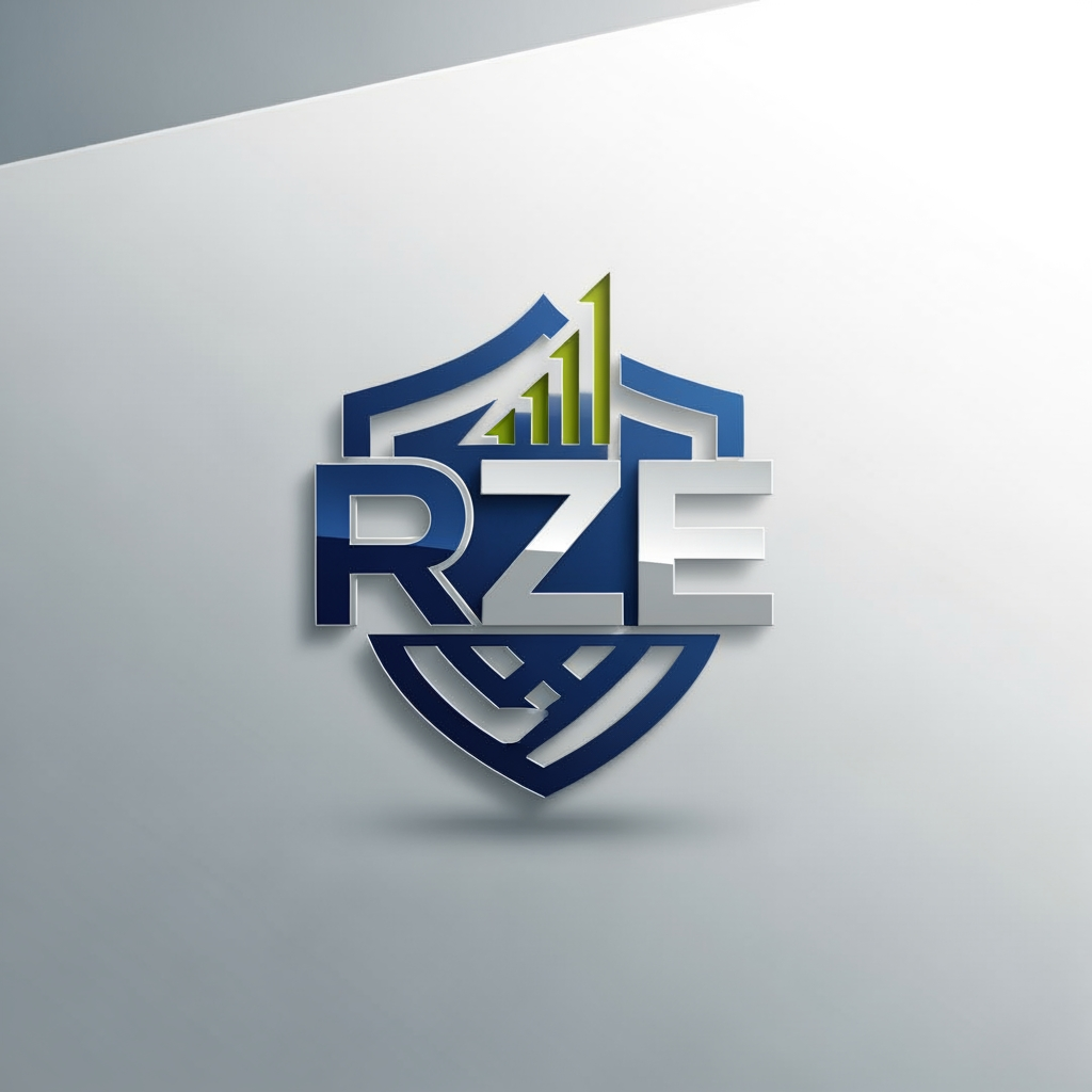 AI Design for the bank name is RZE but in the logo not to be RZE bank not want to come i want only the logo of related of bank design