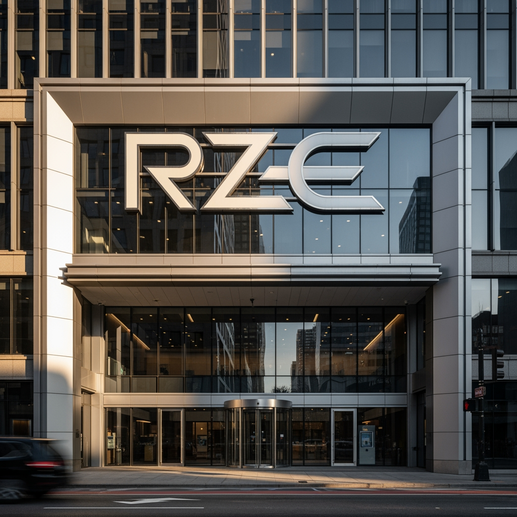 AI Design for the Bank name is RZE dont want the name in logo only the design of that Logo
