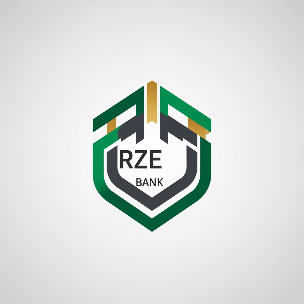AI Design for i going to do the banking website that bank name is RZE Bank but i dont want name in that logo i want only the designed logo as in professional
not want in blue color and dont want the name in logo
