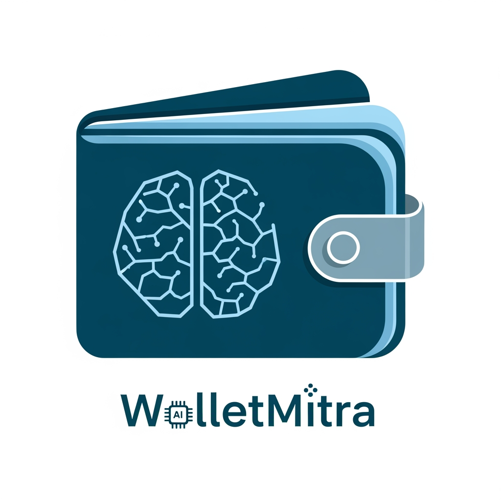 AI Design for want to make logo for app named WalletMitra it is an Ai expense management app 

colors will be 0F334B A5C6E3 40627D