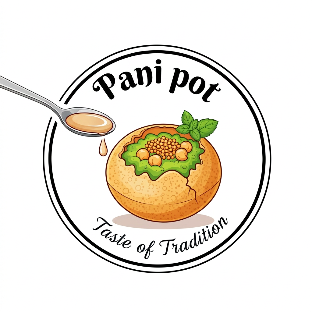 AI Design for in 3rd picture change name into Pani pot, change the blue color into black, change the txt family of pani pot