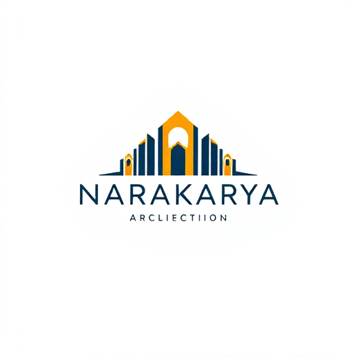 AI Design for CREATE A LOGO WITH THE COMPANY NAME "NARAKARYA" WITH AN ARCHITECTURAL DESIGN THEME BUT HAS A UNIQUE CHARACTERISTIC