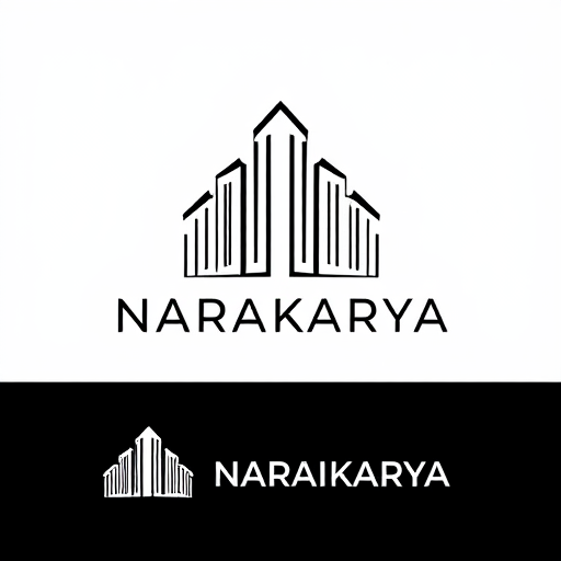 AI Design for CREATE A LOGO WITH THE COMPANY NAME "NARAKARYA" WITH AN ARCHITECTURAL DESIGN THEME BUT HAS A UNIQUE CHARACTERISTIC