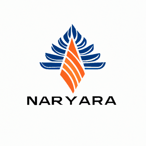 AI Design for CREATE A SYMBOL THE COMPANY NAME "NARAKARYA" WITH AN ARCHITECTURAL DESIGN THEME BUT HAS THE CHARACTERISTIC OF BIRD WINGS,
