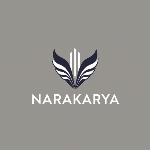 AI Design for CREATE A SYMBOL AND LOGO WITH THE COMPANY NAME "NARAKARYA" WITH AN ARCHITECTURAL DESIGN THEME BUT HAS THE CHARACTERISTIC OF A BIRD'S WING,