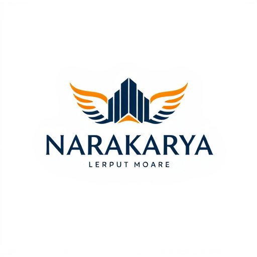 AI Design for CREATE A SYMBOL THE COMPANY NAME "NARAKARYA" WITH AN ARCHITECTURAL DESIGN THEME BUT HAS THE CHARACTERISTIC OF BIRD WINGS,