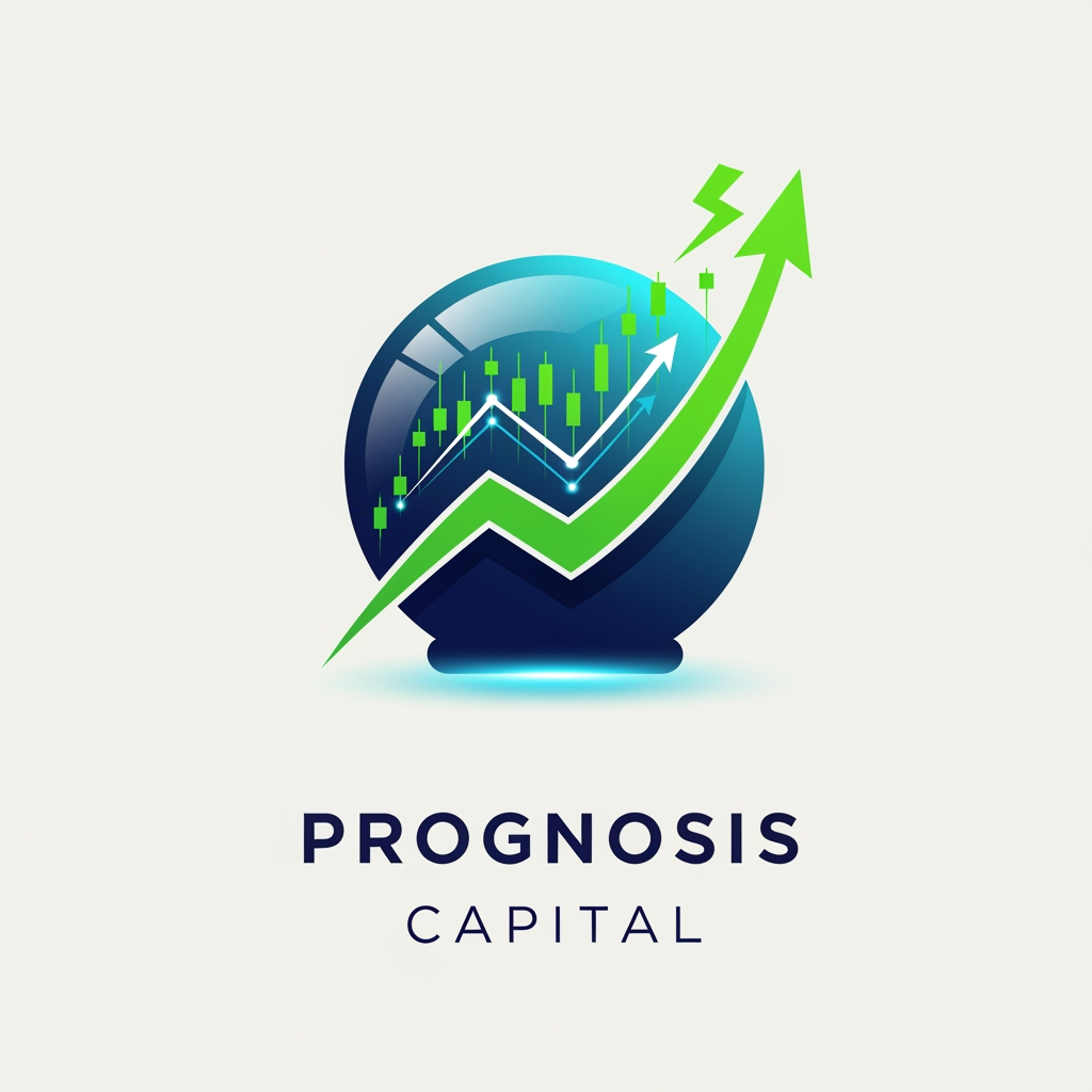 AI Design for i want to create a logo and it should based on stock market forecasting