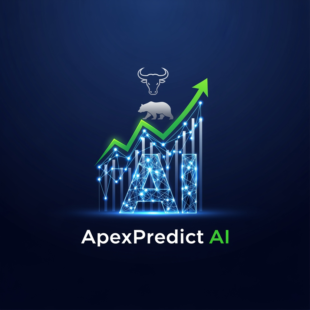 AI Design for i want to create a logo and it should based on ai stock market predicitor