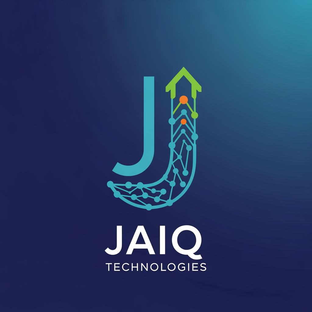AI Design for create a logo for the brand name JAIQ technologies, this company works on software creation like ERP, apps and many more. Generate a stunning and attractive logo for the same