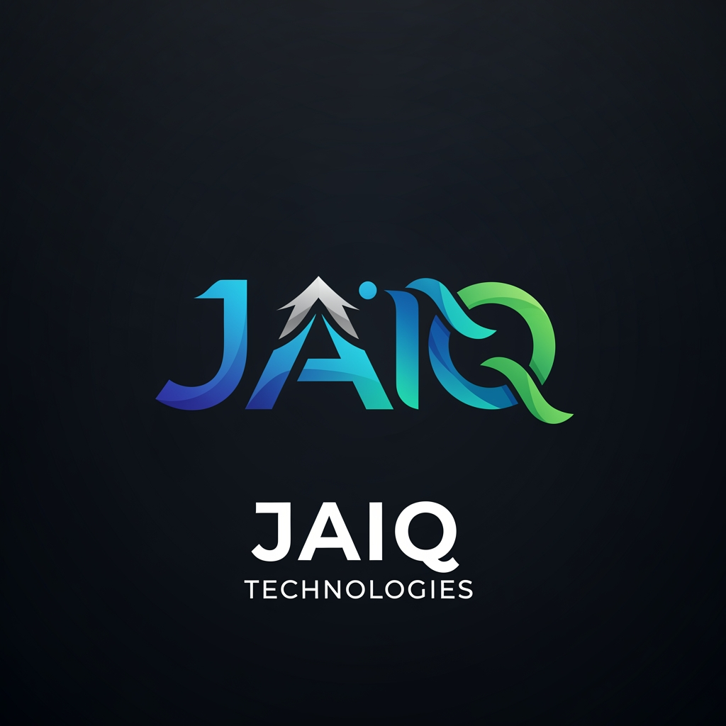 AI Design for create a logo for the brand name JAIQ technologies, this company works on software creation like ERP, apps and many more. Generate a stunning and attractive logo for the same