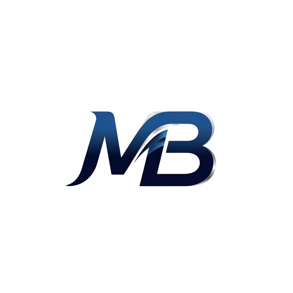 AI Design for I WANT A LOGO WITH MB LETTER