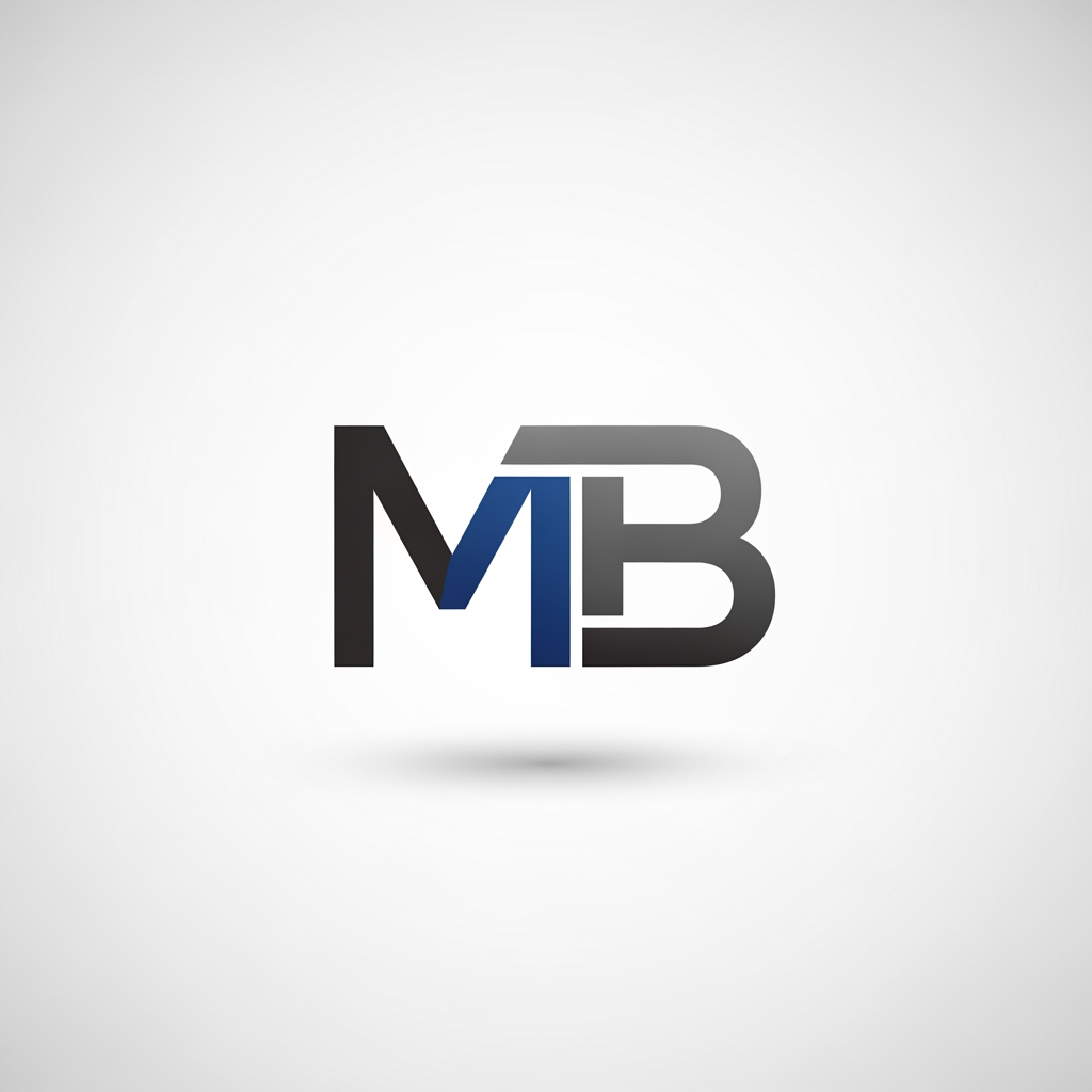 AI Design for I WANT A LOGO WITH MB LETTER