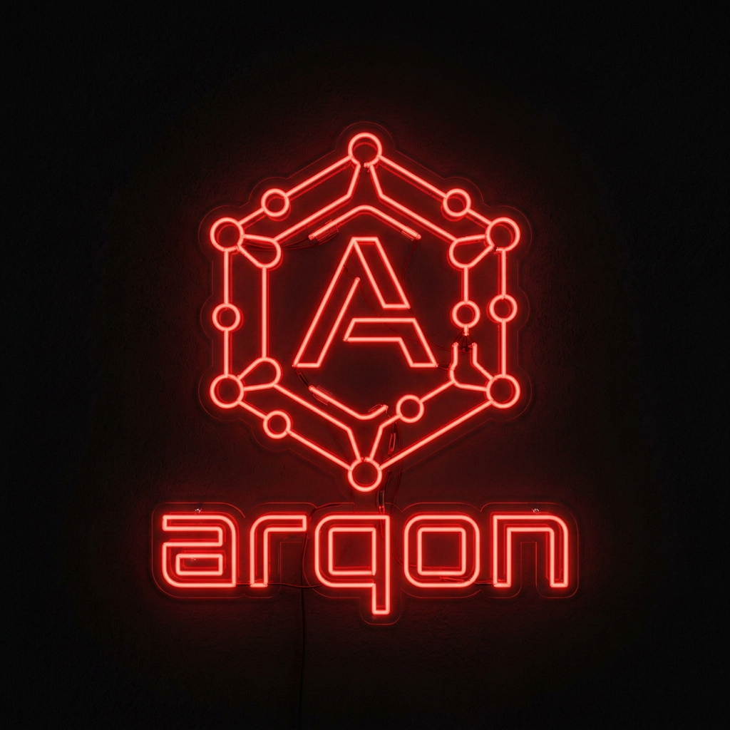 AI Design for The area highlighted in semi-transparent red in this image indicates where to make changes. replace it with Arqon