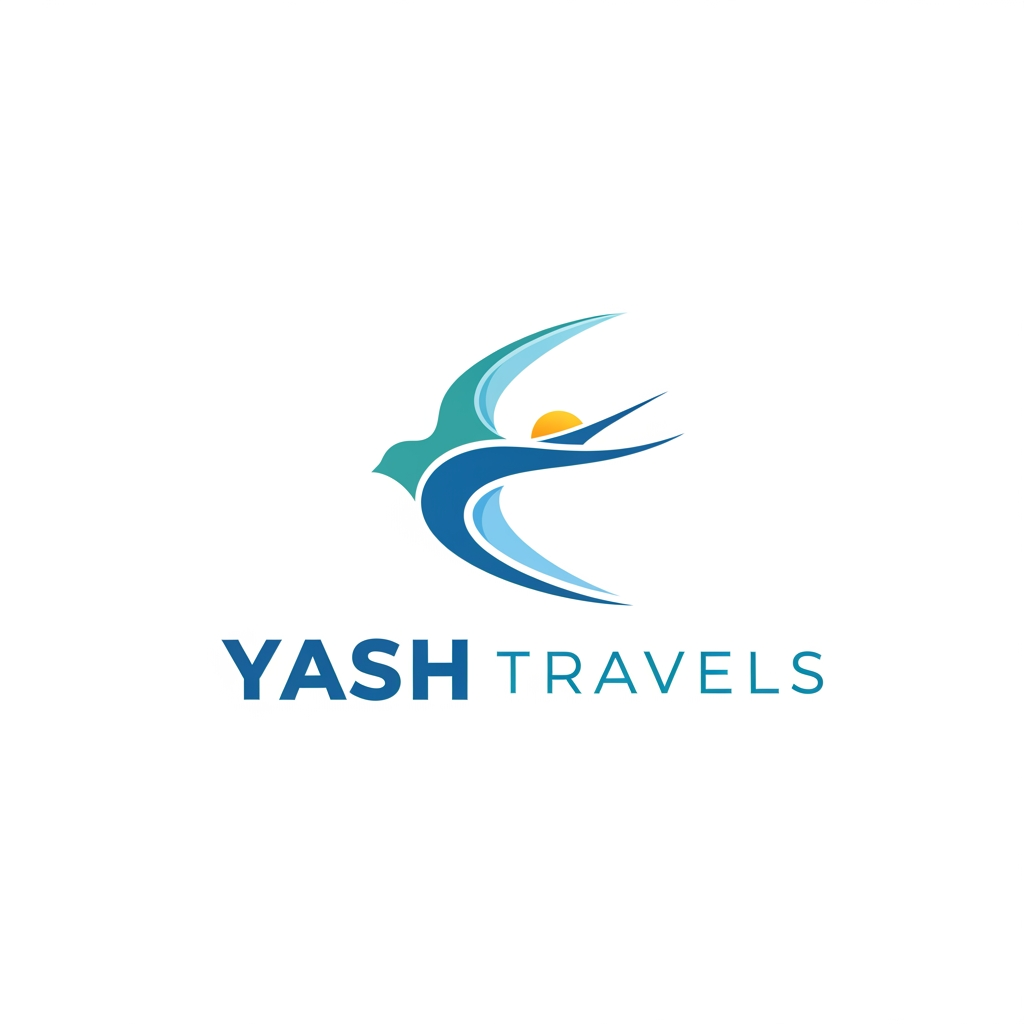 AI Design for MAKE A LOGO FOR A TRAVEL AGENCY NAMED YASH TRAVELS