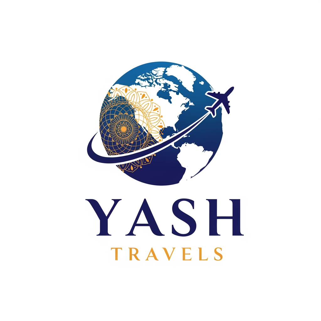 AI Design for MAKE A LOGO FOR A TRAVEL AGENCY NAMED YASH TRAVELS