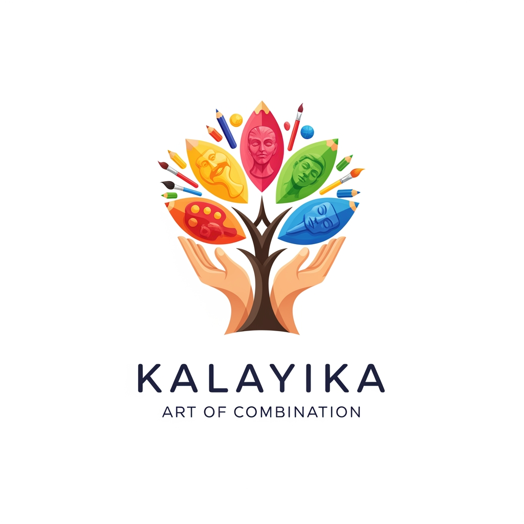 AI Design for i want to create a logo for my business which is a workshop business..like we conduct workshops which are creative and create your own kind of....the brand name is Kalayika...kala in telugu means art..and kalayika means combination