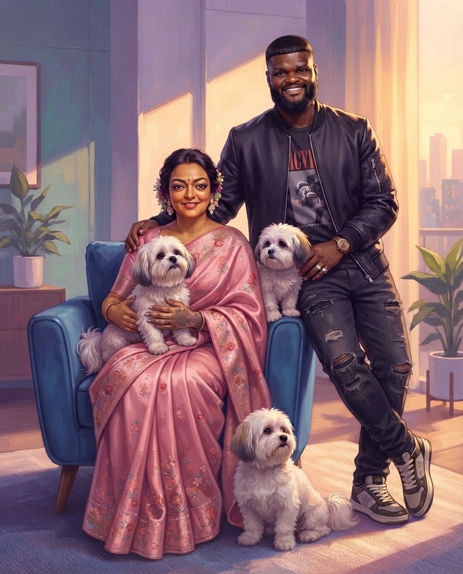 AI Design for enhance details of this image and improve the resemblance of the man according to the second reference image, make sure he looks the same as the person in the reference