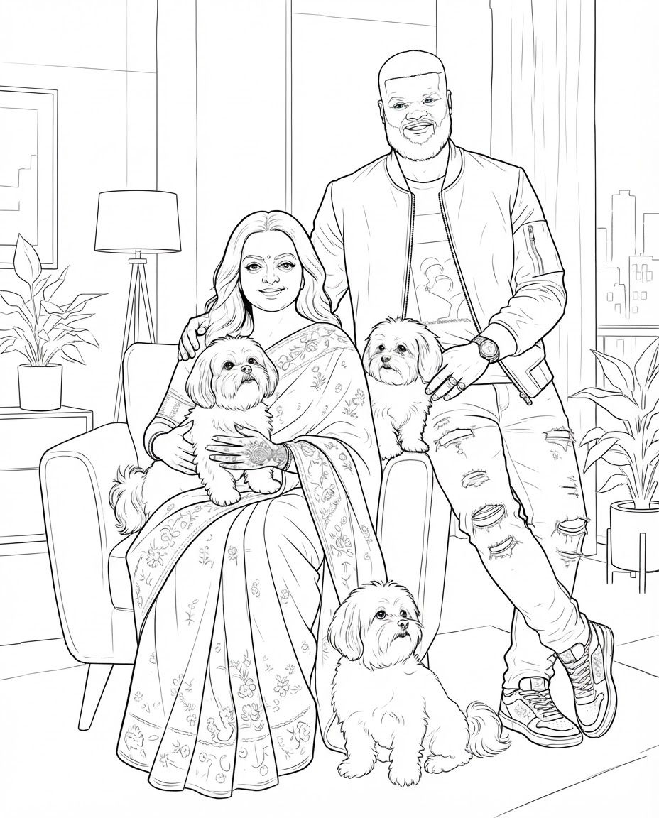 AI Design for create a highly detailed clean lineart illustration of this image
no shading only lineart